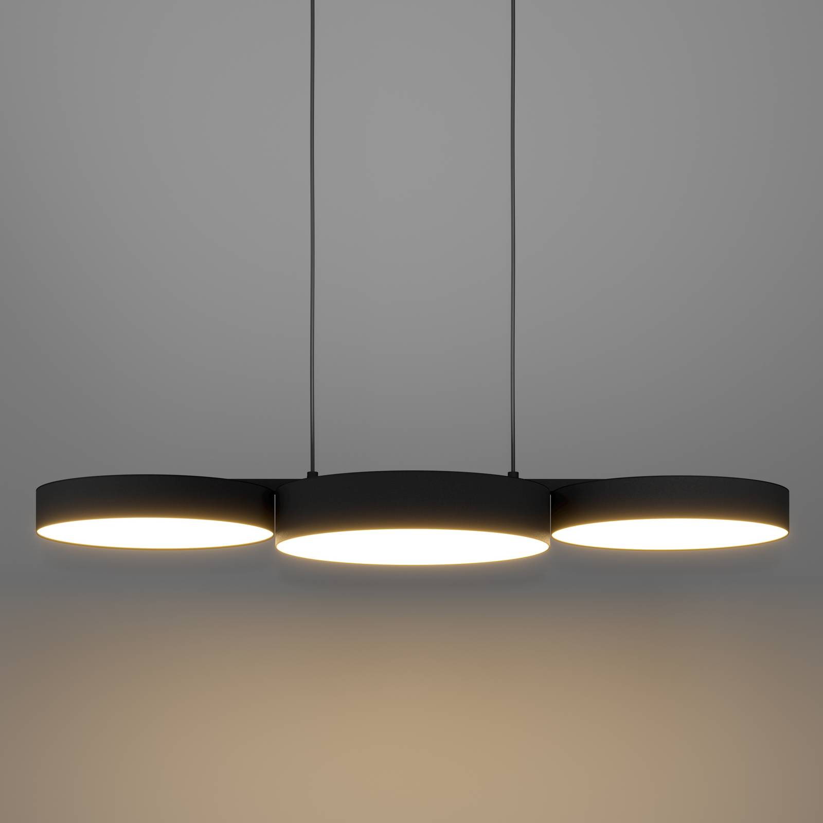 EGLO connect Smart Żyrandol LED Barbano-Z, czarny