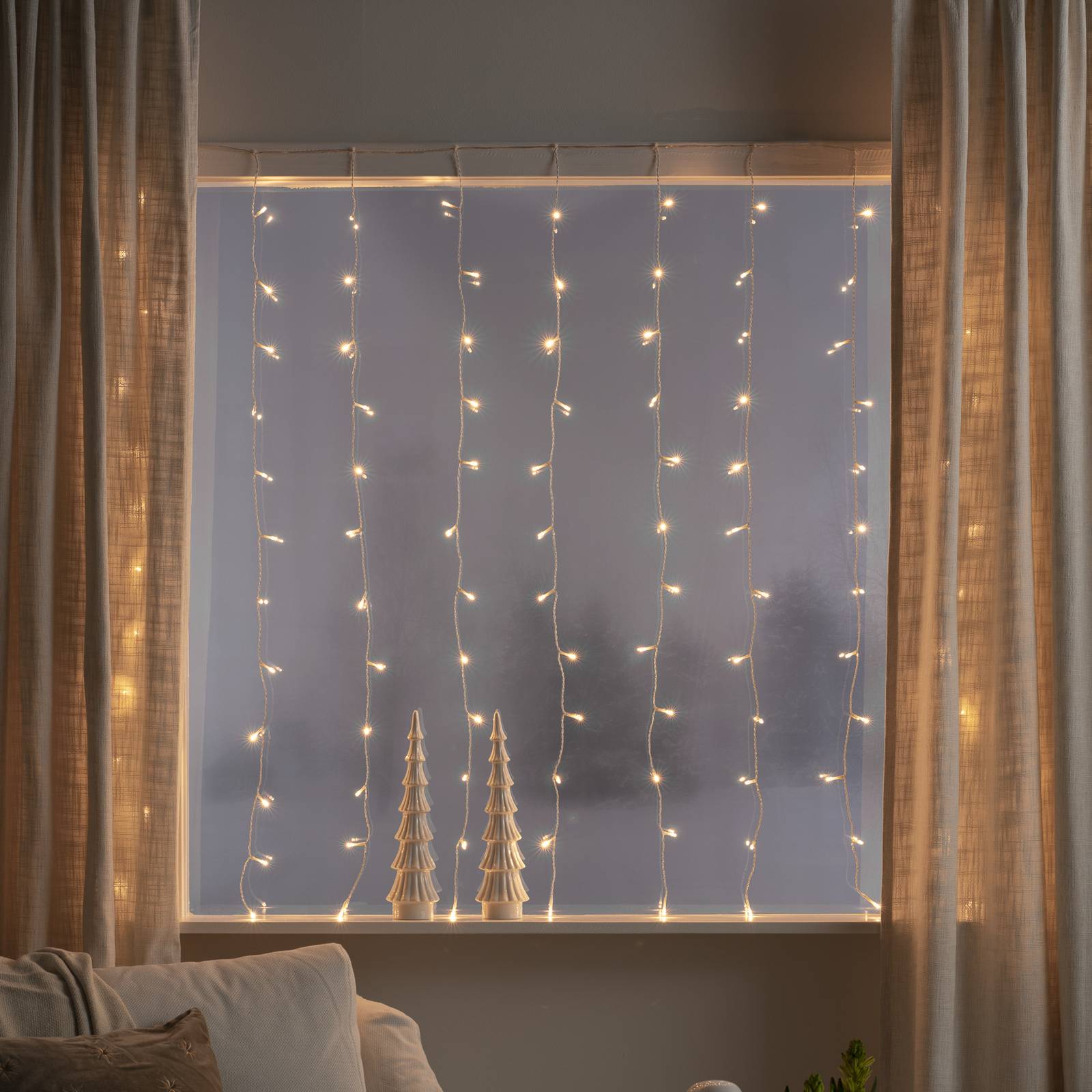 Konstsmide Christmas LED-lysforhæng 120 lyskilder varmhvid