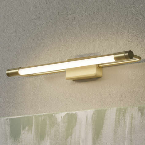 Applique LED Rapallo, ottone, IP44