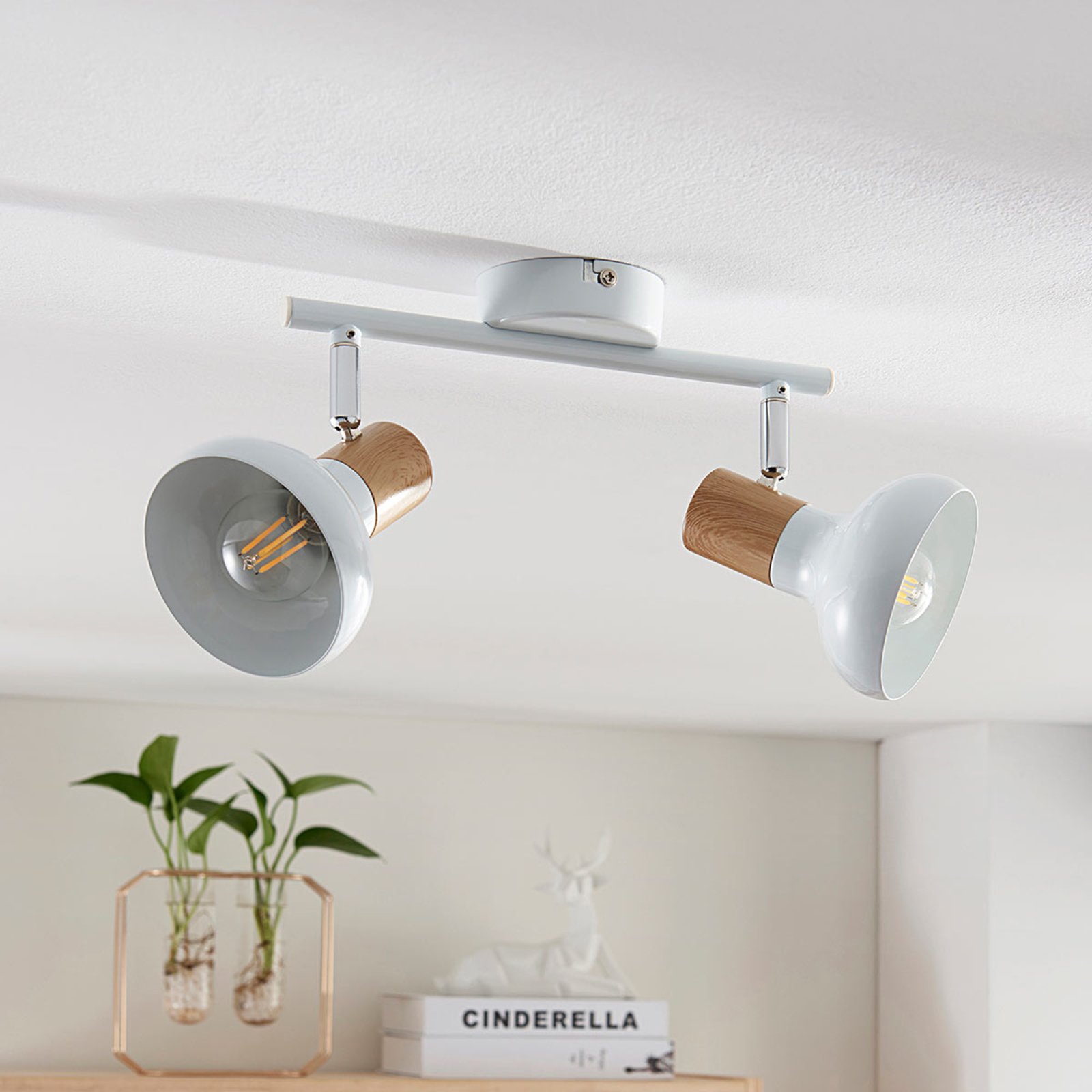 Fridolin 2 Deckenleuchte White - Lindby