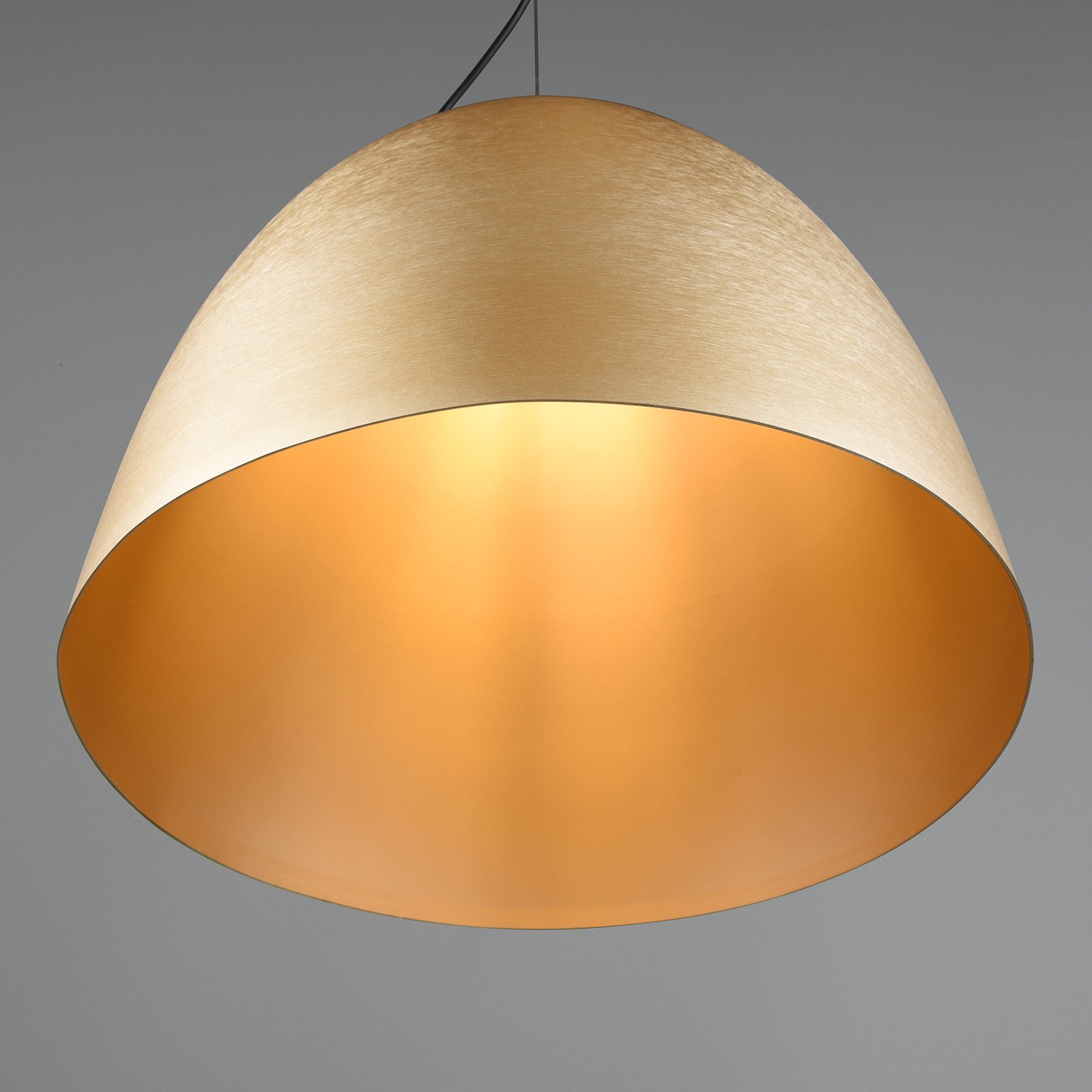 TILDA pendant light, 1-bulb, brass, Ø 40 cm
