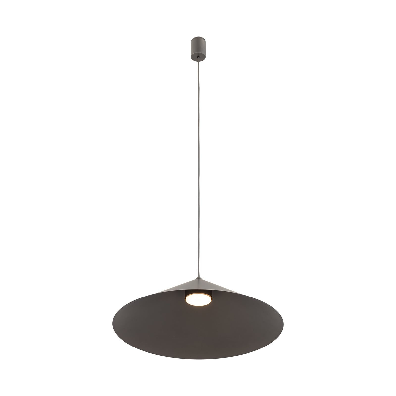 Suspension Lume XL, marron, métal, Ø 49 cm, GX53