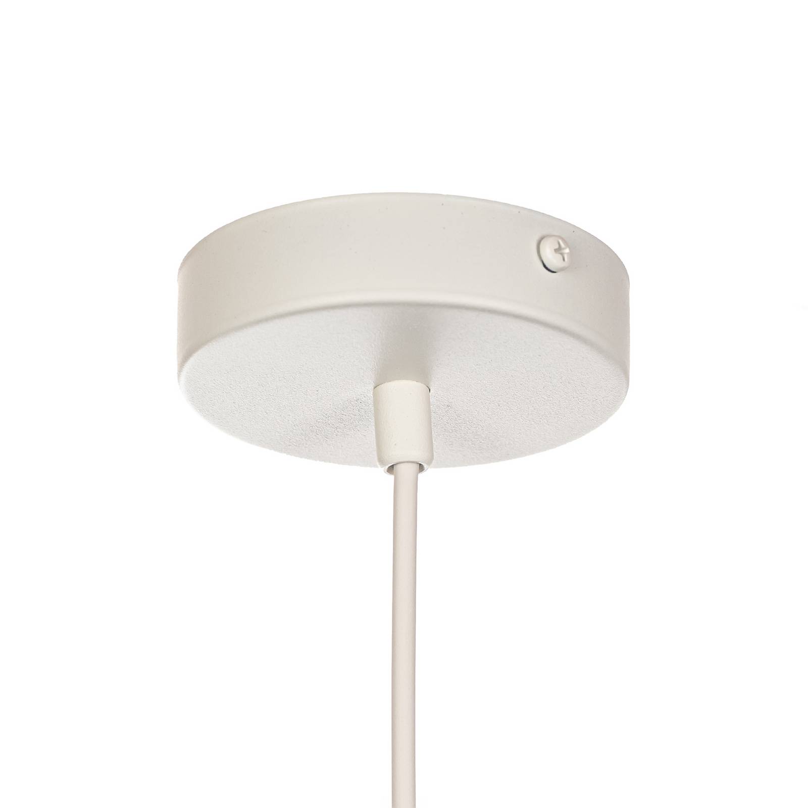 Lampa wisząca Newton, 1-punktowa, kolor piaskowy, metalowa