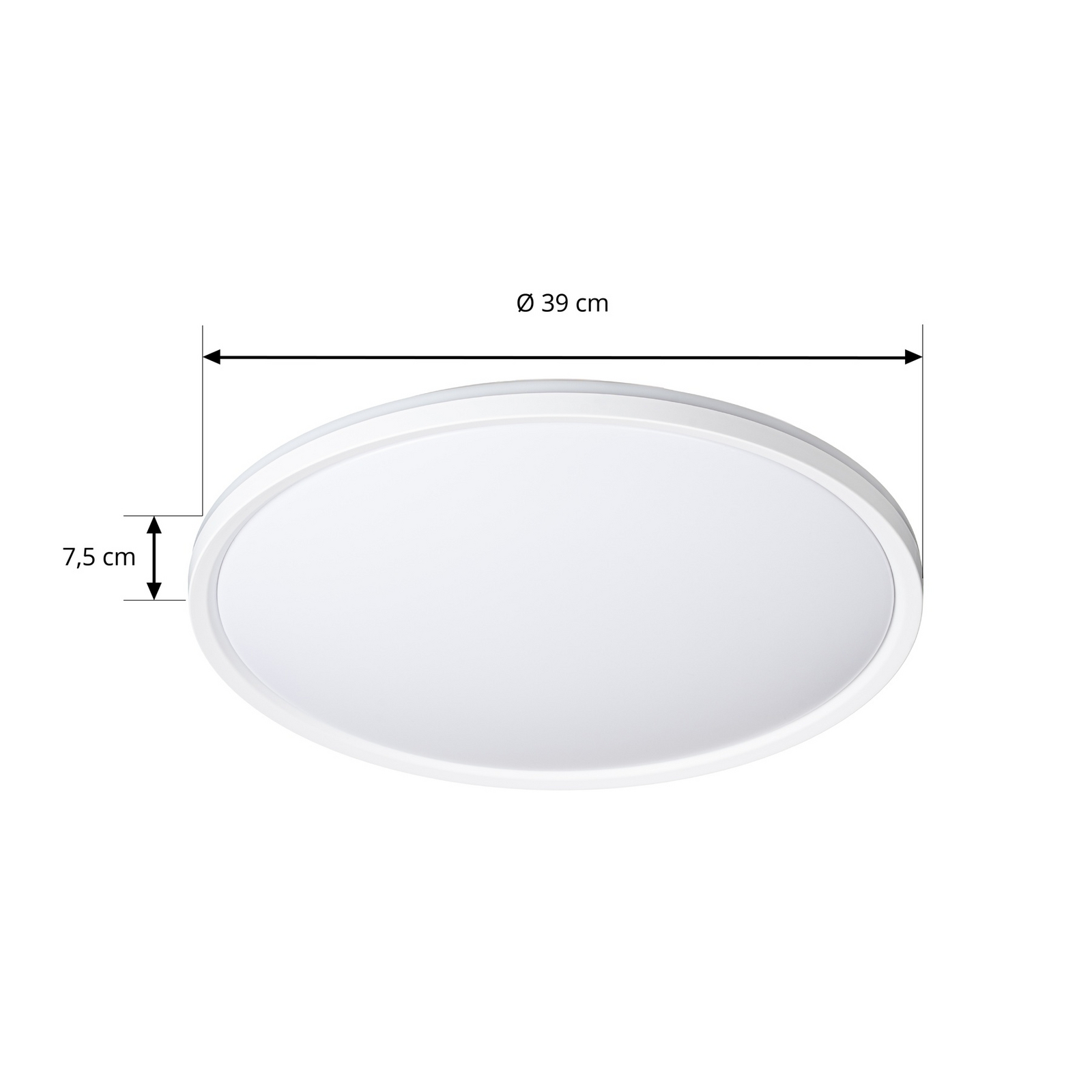 Plafón LED Edmund de Lindby, blanco, Ø 39 cm, CCT, IP44 Plafón LED Edmund de Lindby, blanco, Ø 39 cm, CCT, IP44