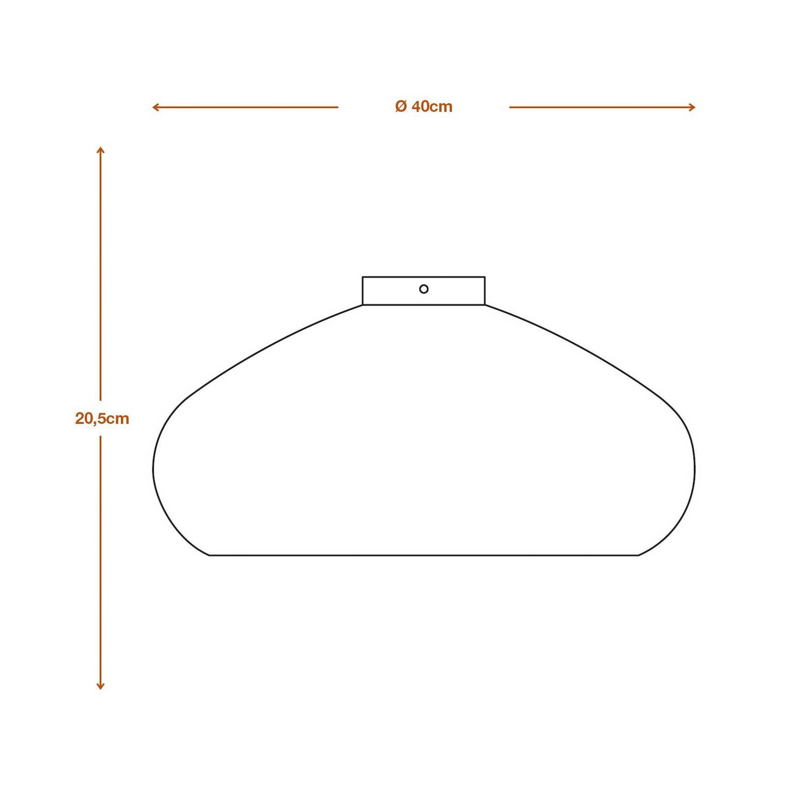 Lampa sufitowa OSRAM DROP, brązowa, Ø 40 cm, tektura falista, E27