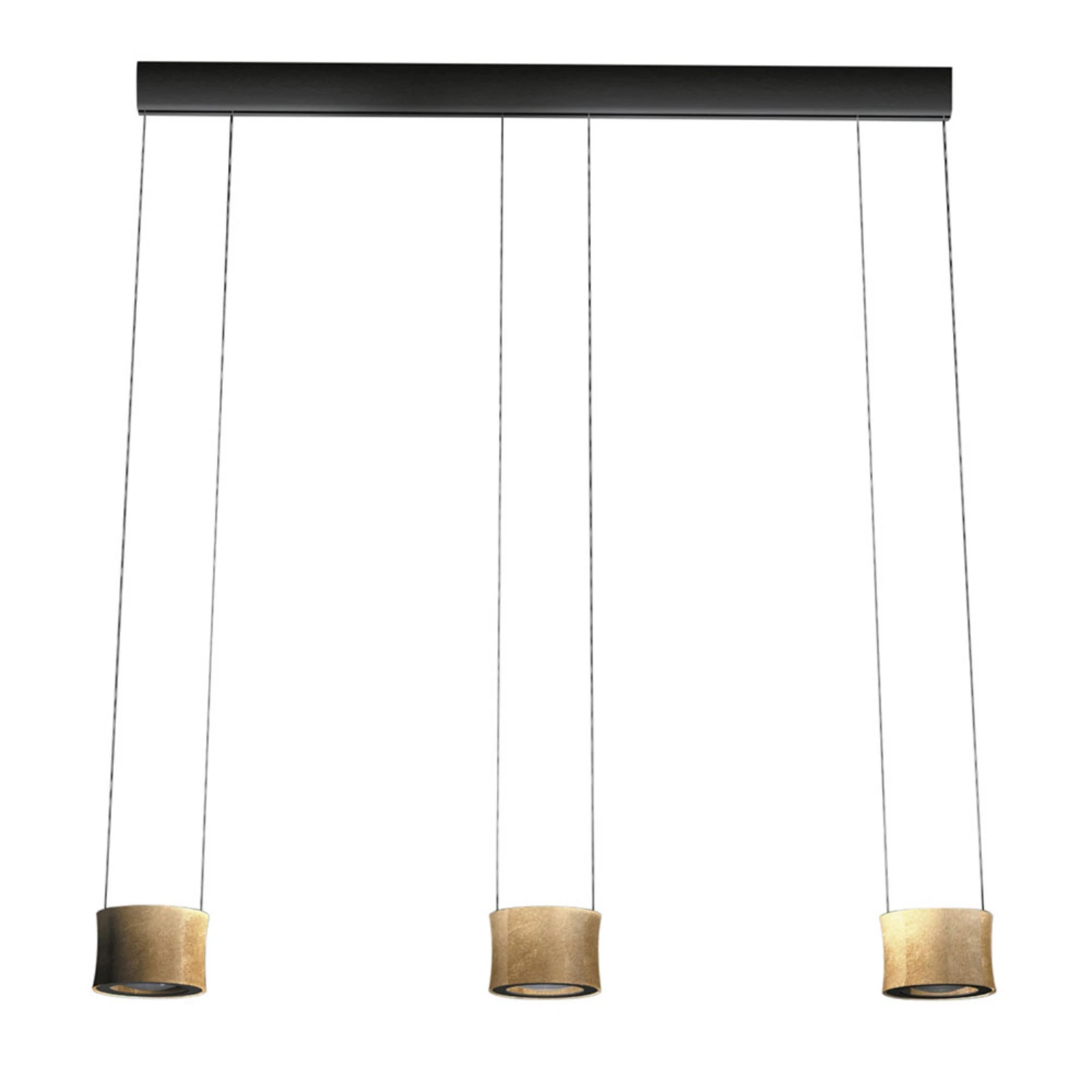 BANKAMP Impulse LED viseća svjetiljka 3 žarulje zlatna
