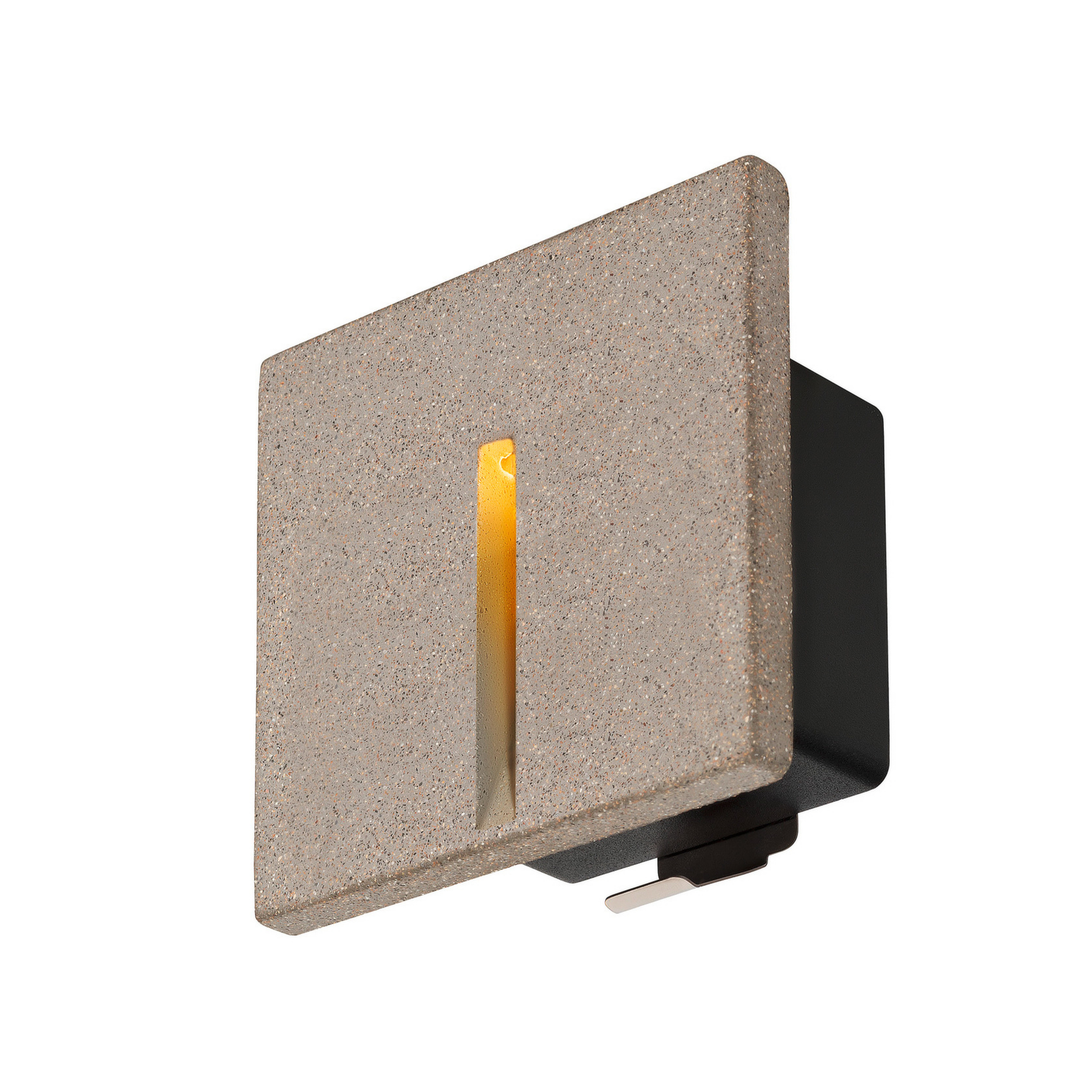 Concreto LED-Wandeinbauleuchte, schmal, IP65, hellgrau - SLV