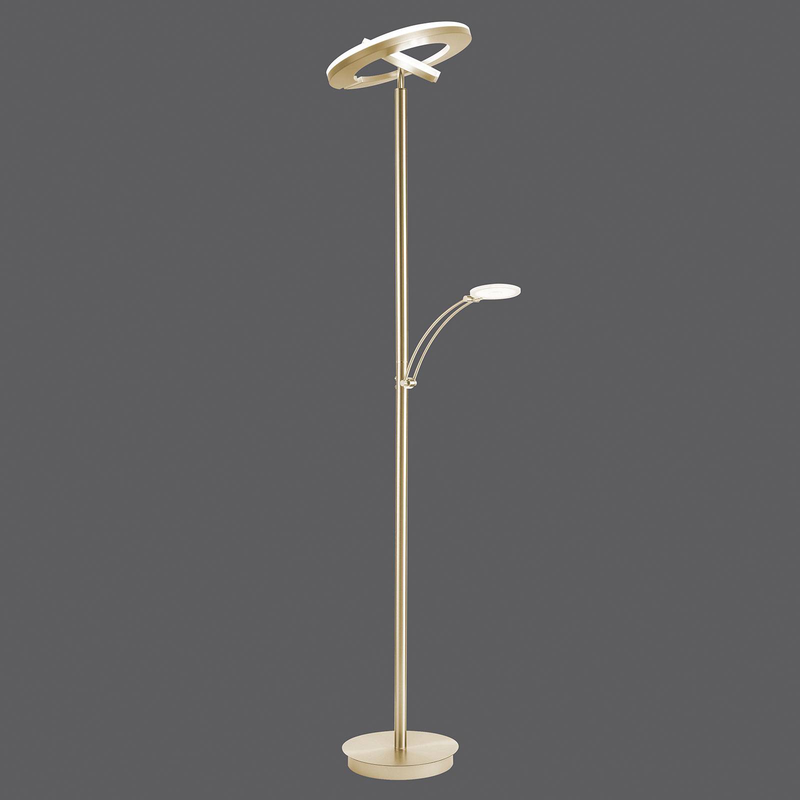 Paul Neuhaus Martin lampadaire à éclairage indirect LED CCT laiton