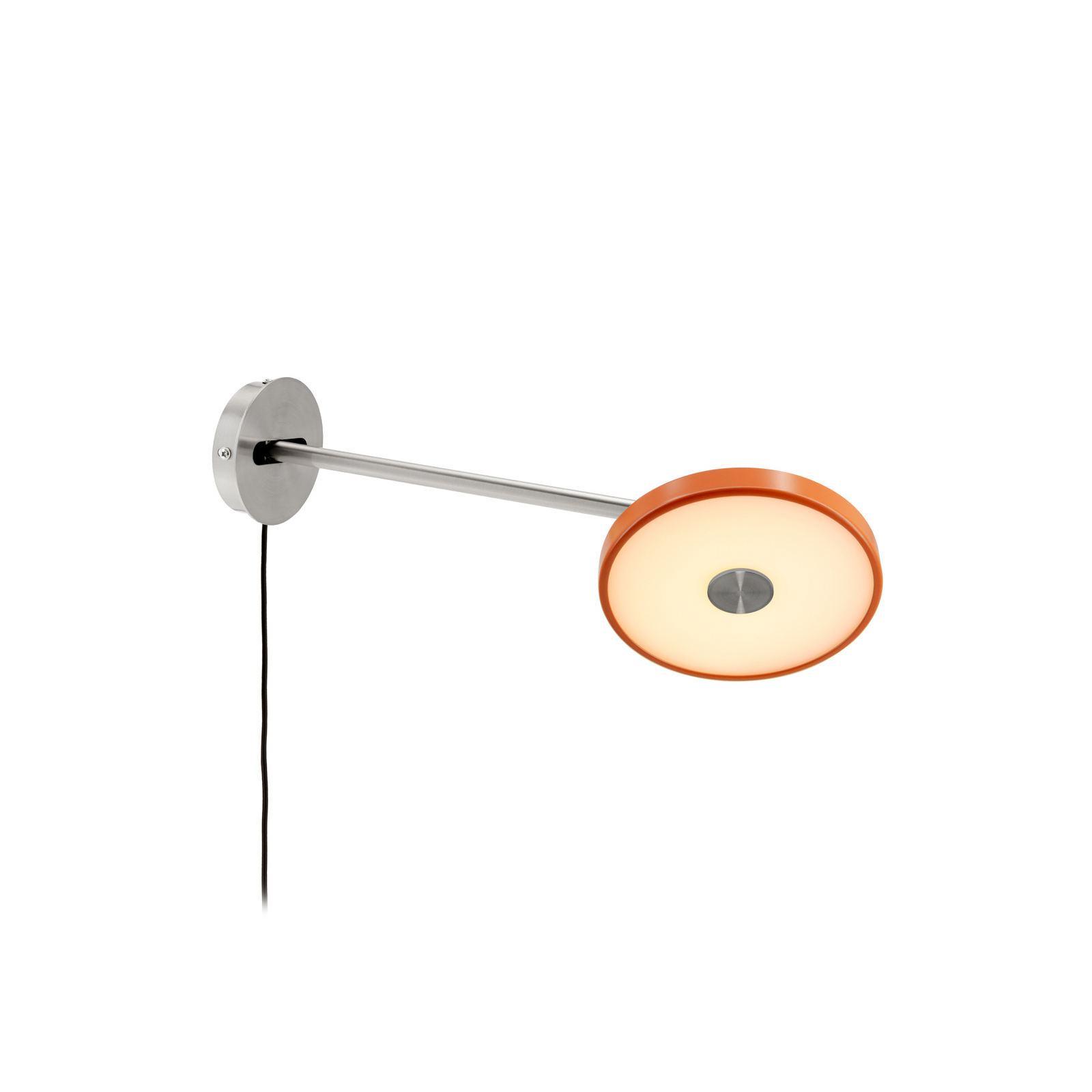 UMAGE LED-Wandlampe Asteria Long, orange, Stahl, Stecker