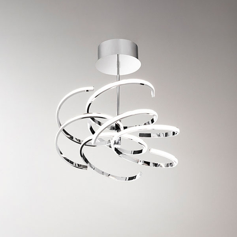 LED-taklampe 6398 krom