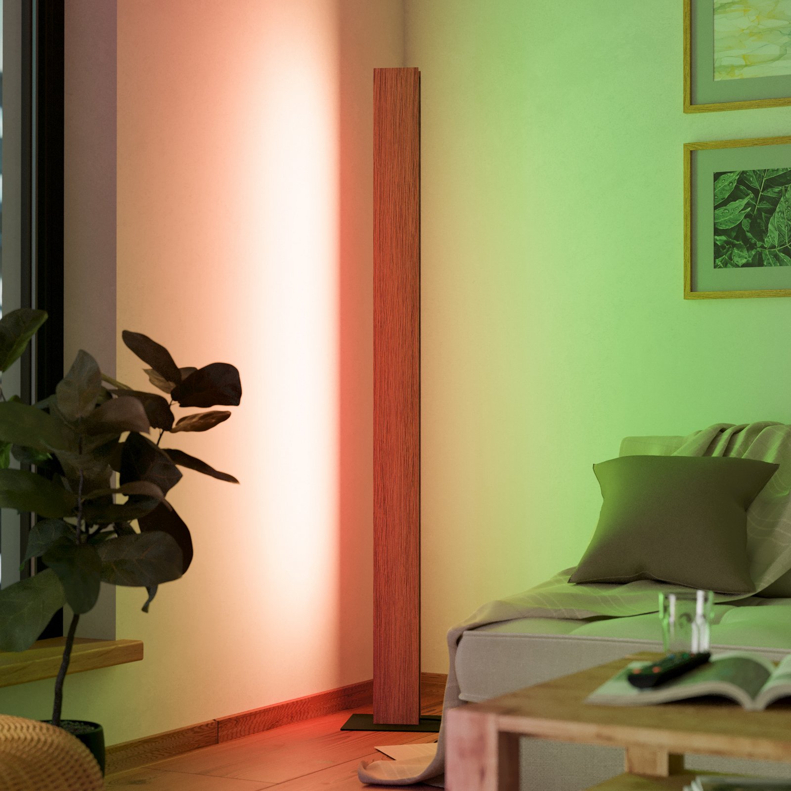 LED-gulvlampe Anchorena-Z, høyde 150 cm, RGB, CCT