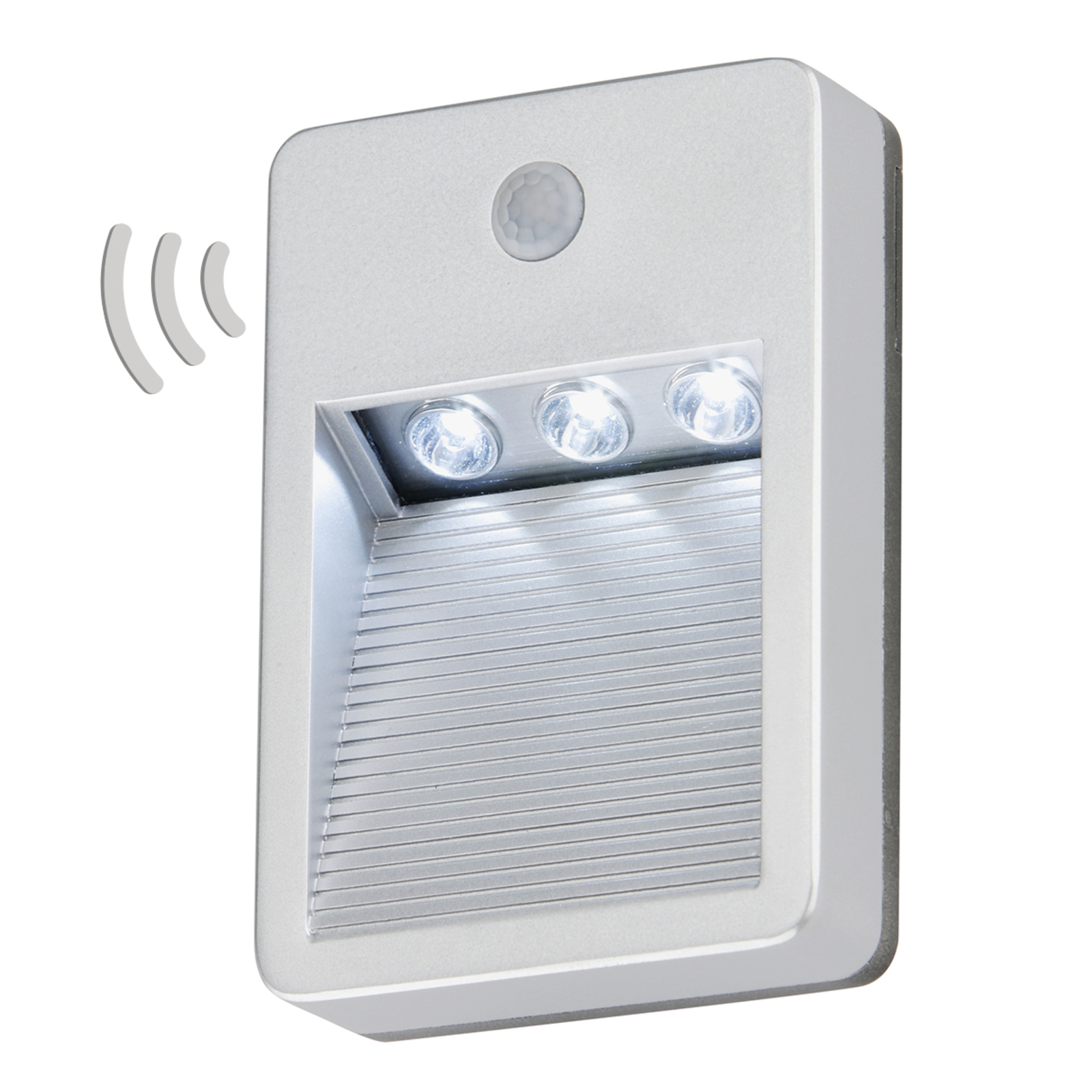 Brilonger Battery-powered Lero LED outdoor wall light sensor, plastic, 0.06 W, W: 3.1 cm, H: 8.5 cm