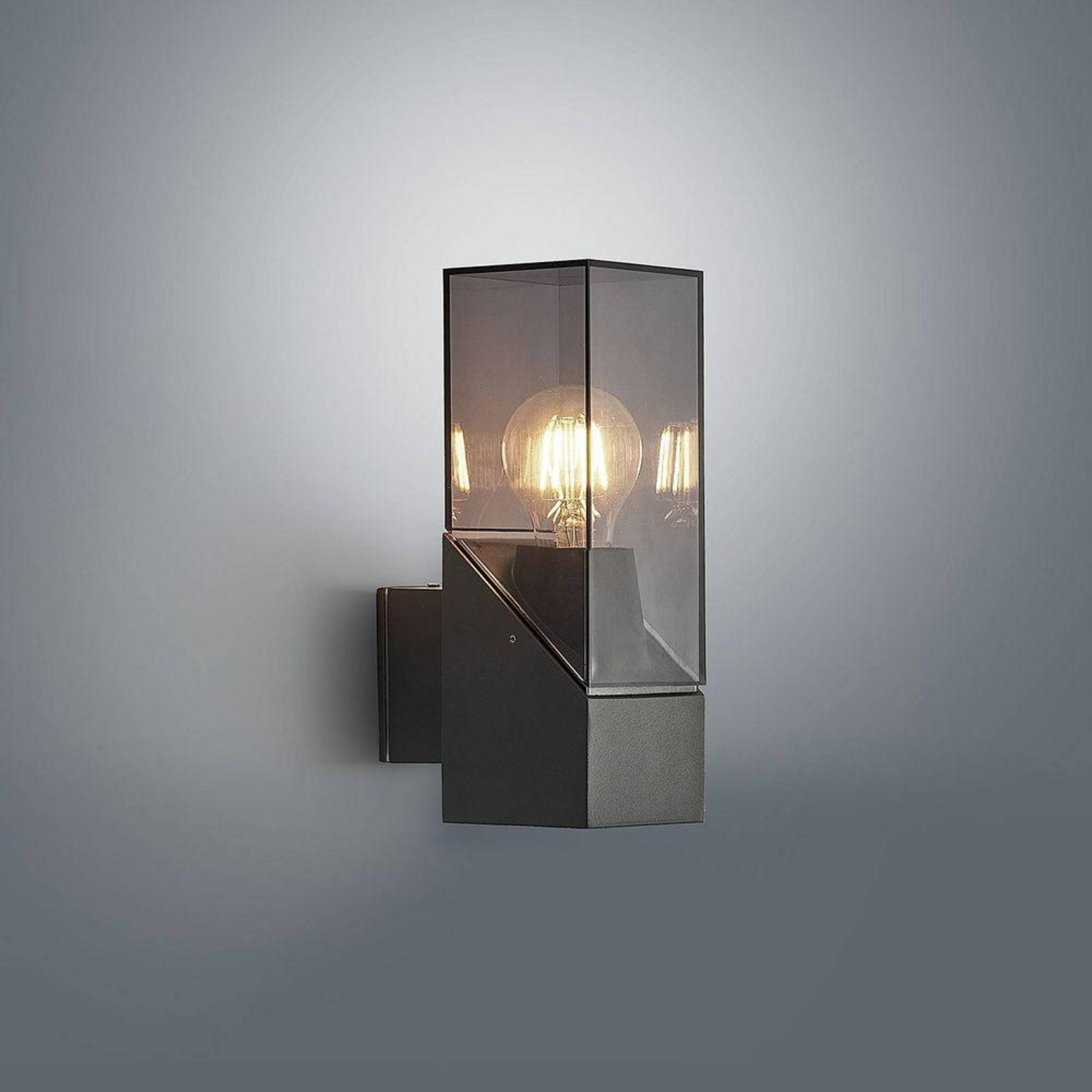 Fiola Außen Wandleuchte Anthracite - Lucande