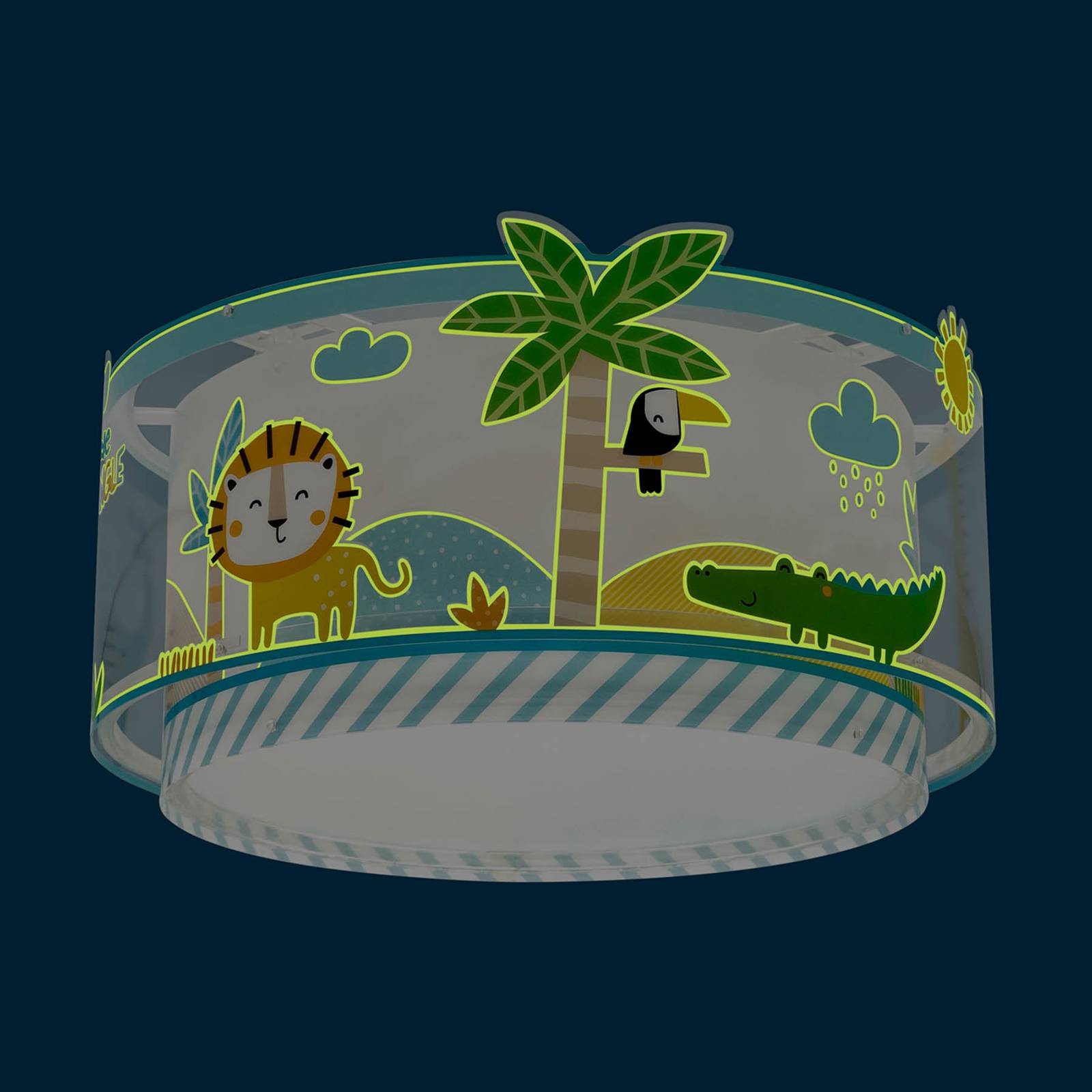 E-shop Dalber Little Jungle stropné svietidlo, džungľa