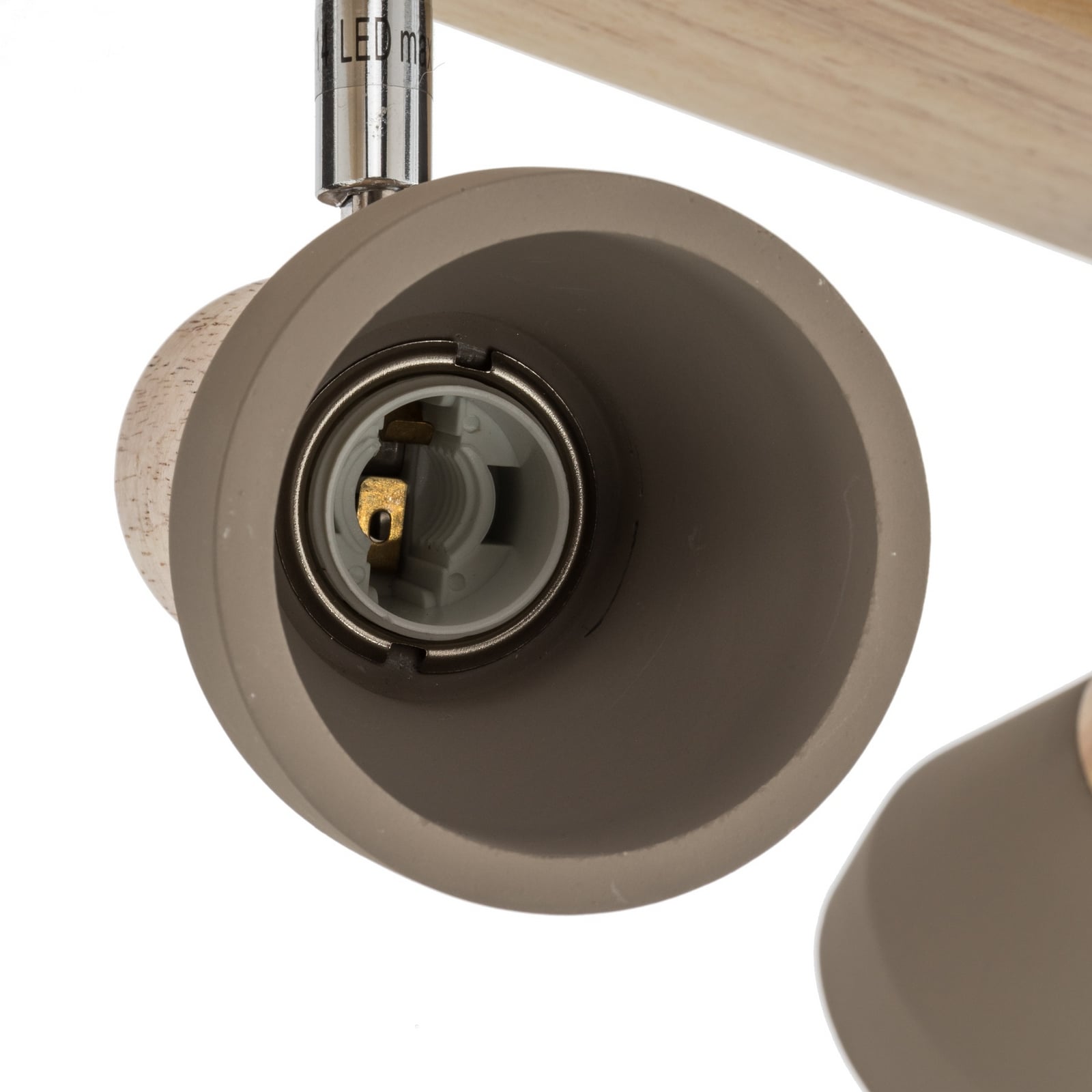 Filiz 4 Deckenleuchte Concrete/Wood - Lindby Filiz 4 Deckenleuchte Concrete/Wood - Lindby