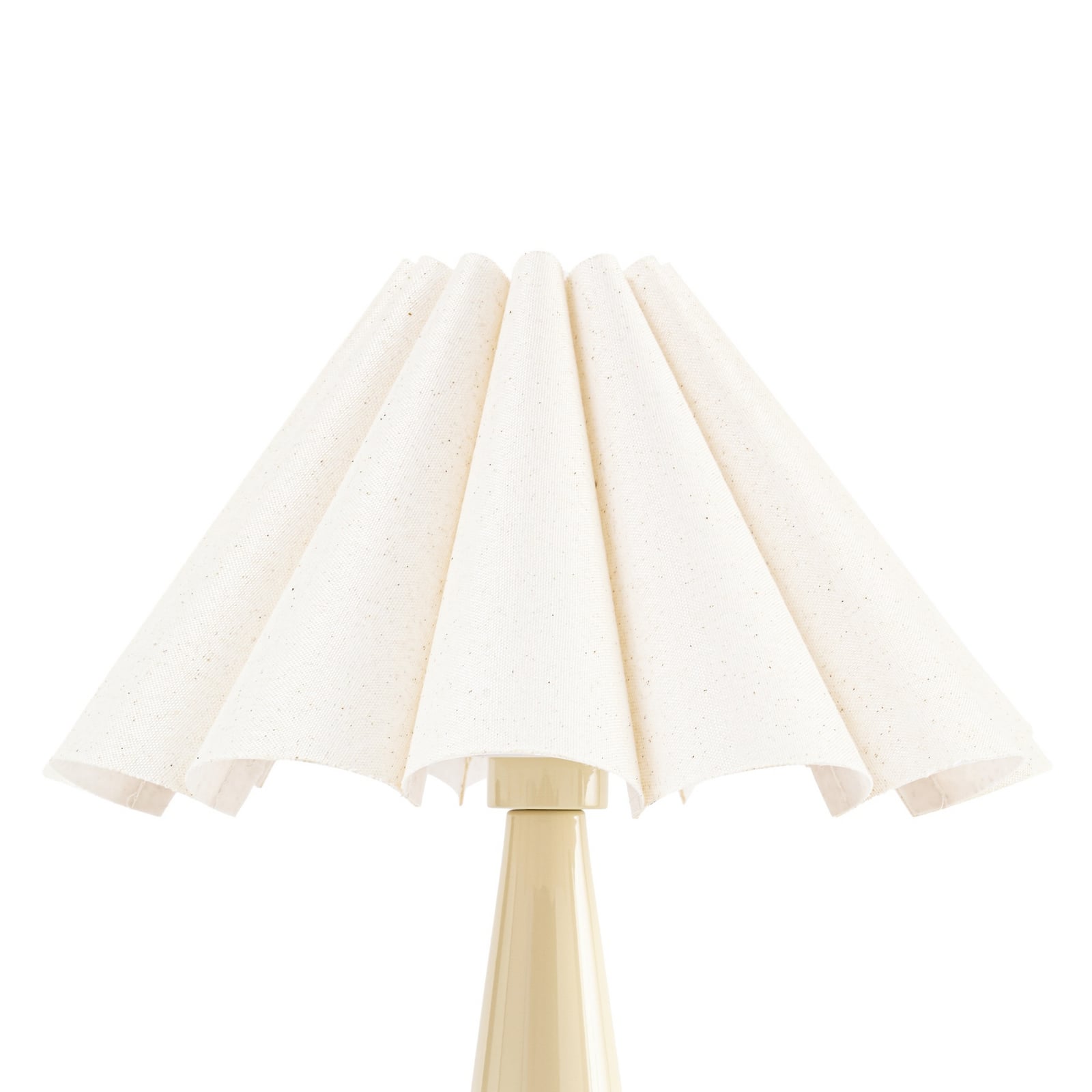 Lindby bordlampe Lotte, beige, 50 cm, metall, tekstil, E27 Lindby bordlampe Lotte, beige, 50 cm, metall, tekstil, E27