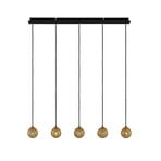 Zale 5 Lampa Wisząca Gold/Black - Lucande