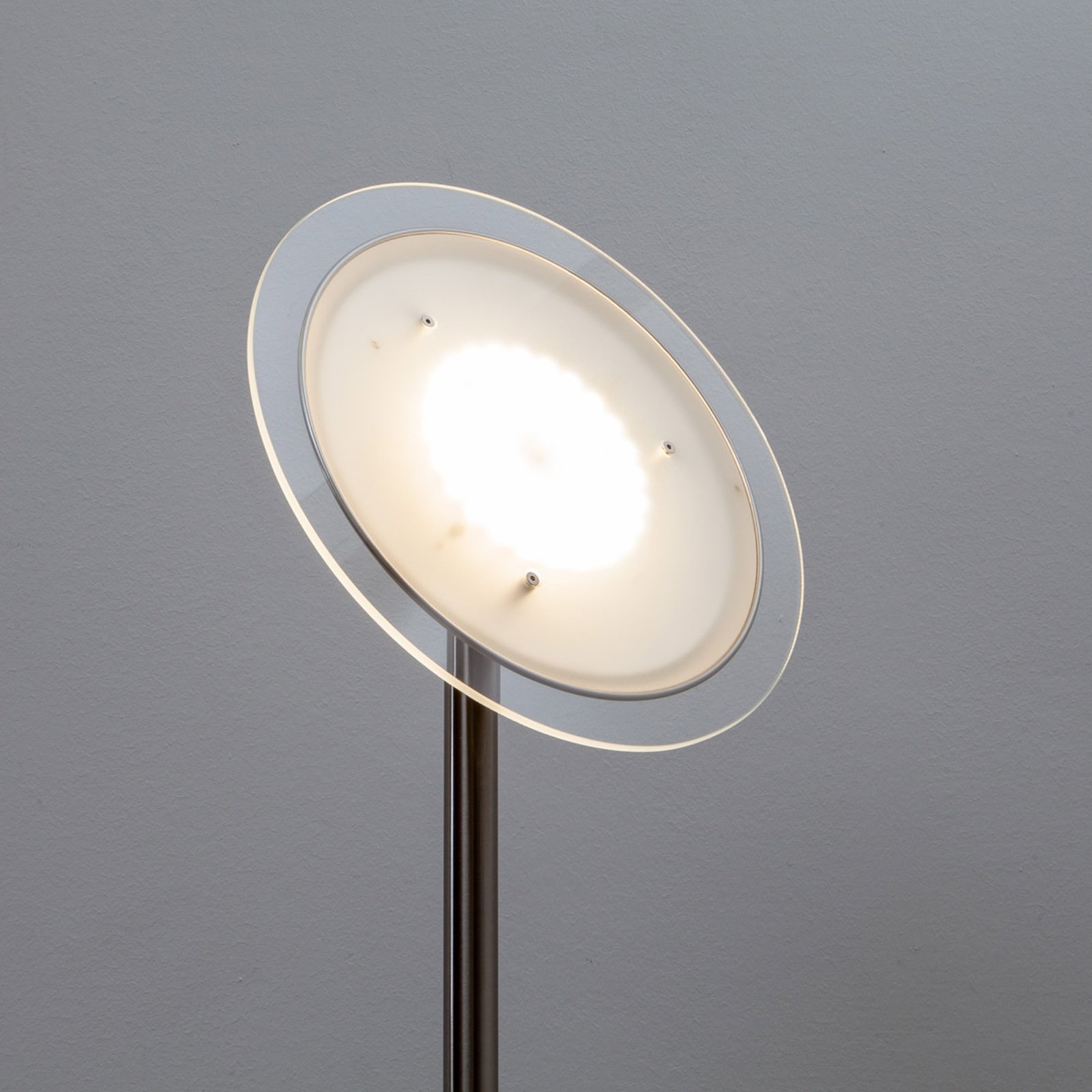 Malea LED Lampadaire Matt Nickel - Lindby