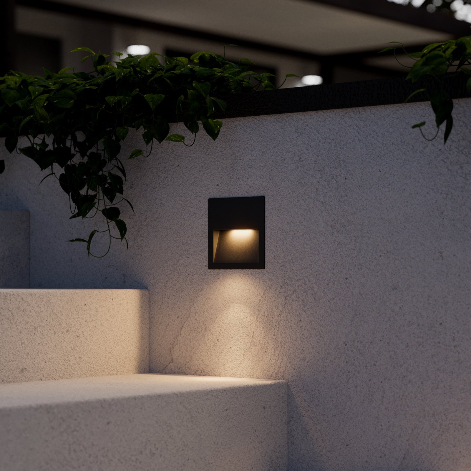 Loya Square Spoturi Exteriorul Încastrat IP54 Dark Grey - Lucande