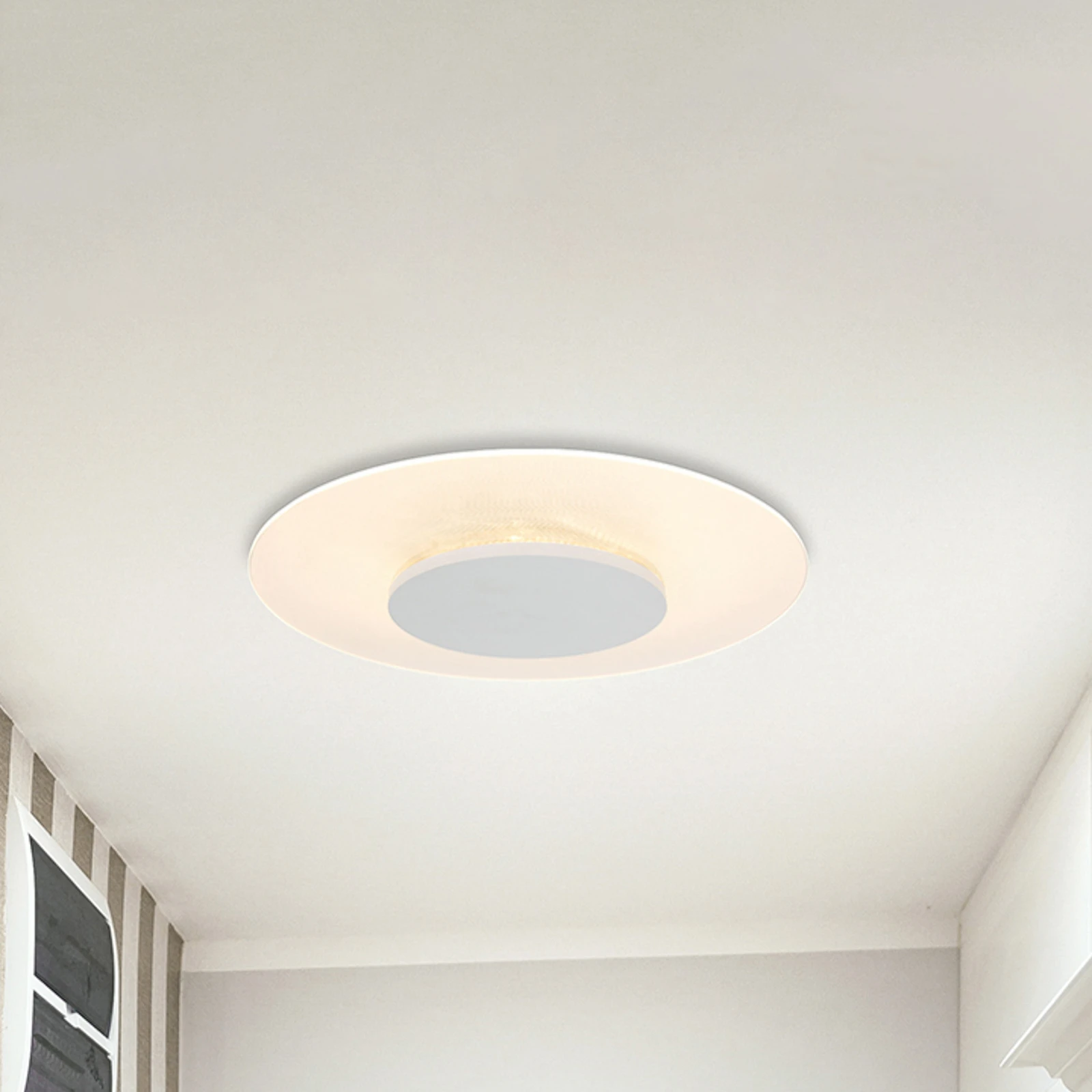 LED-Deckenleuchte Lido, weiß, Ø 36cm