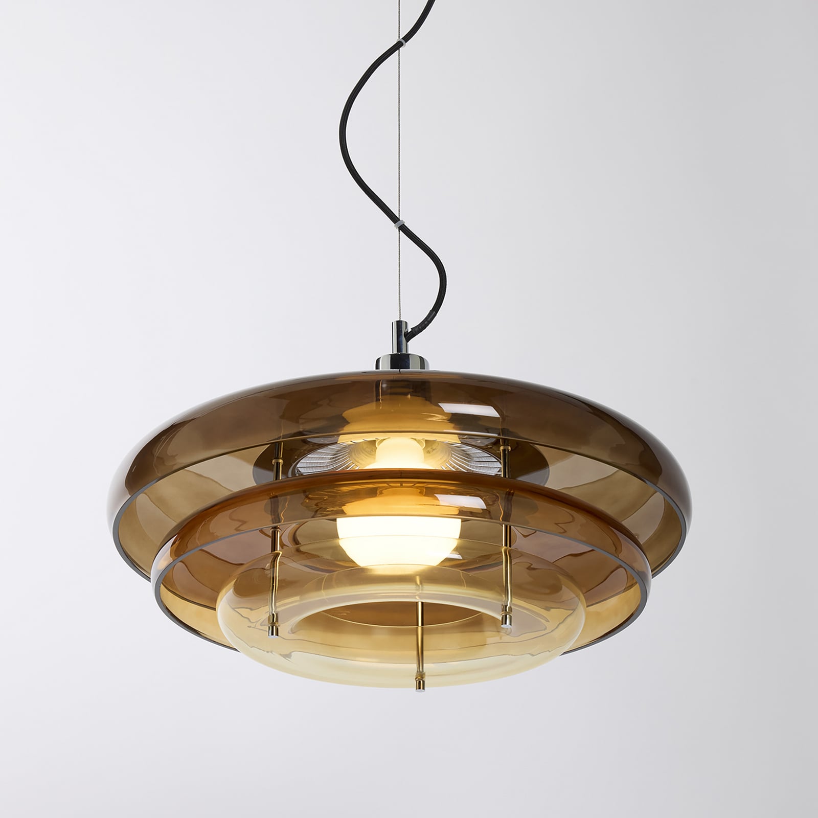 Lampada a sospensione Sunset Ø 45 cm, ambra - MARKET SET