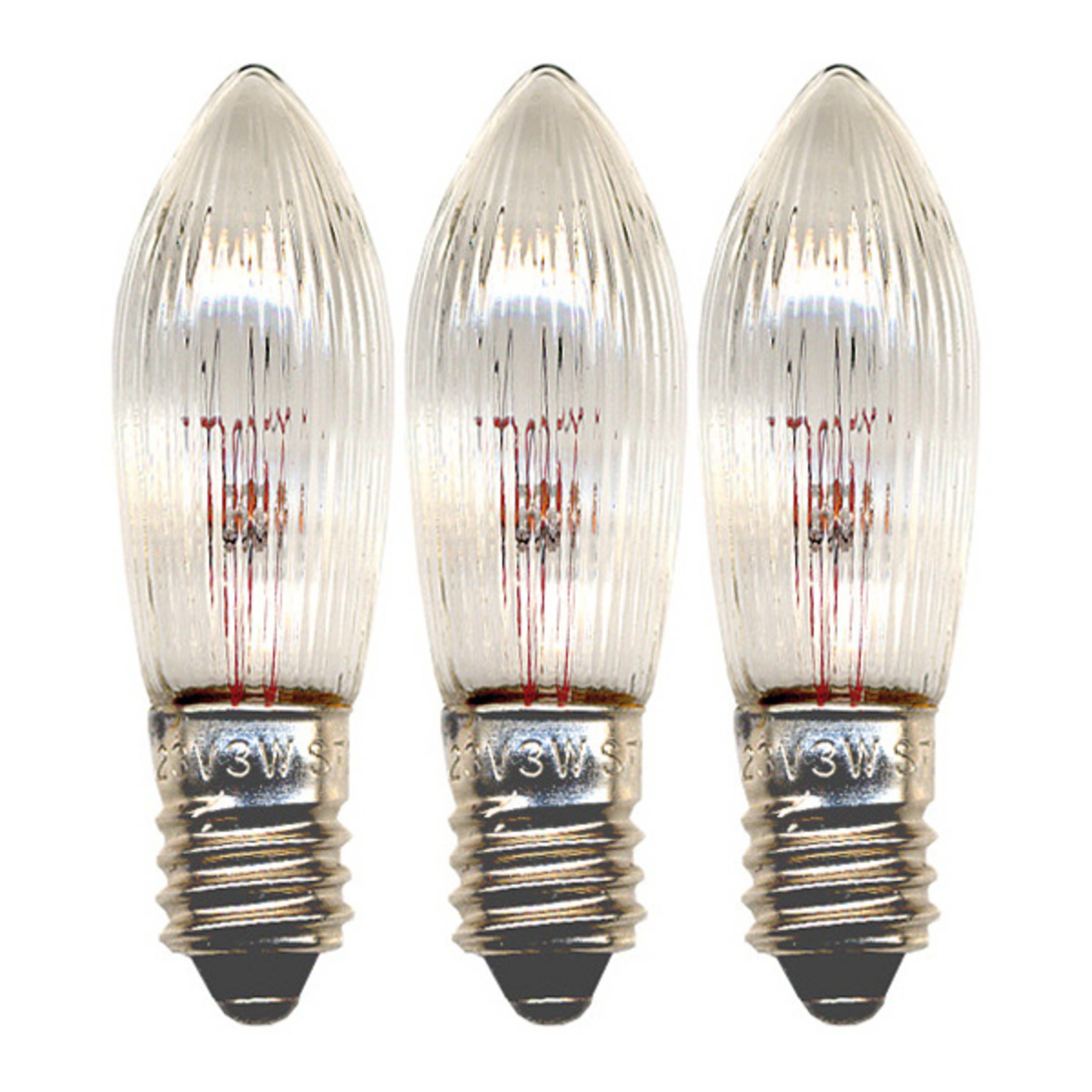 Резервна крушка E10 3W 3-pack