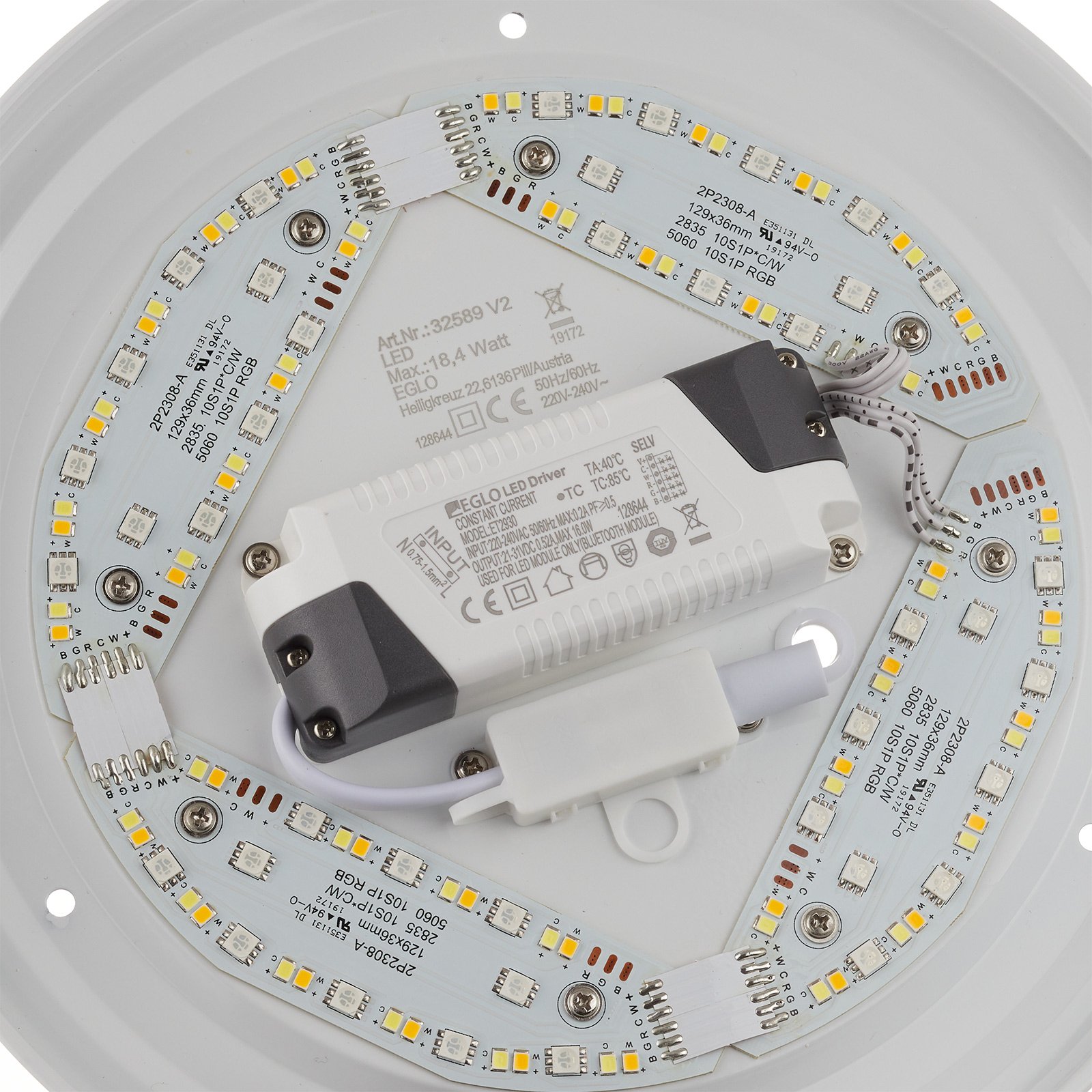 EGLO connect Giron-C -LED-kattovalo, valkoinen