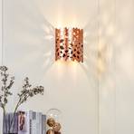 Lucande Aeloria wandlamp, koper, ijzer
