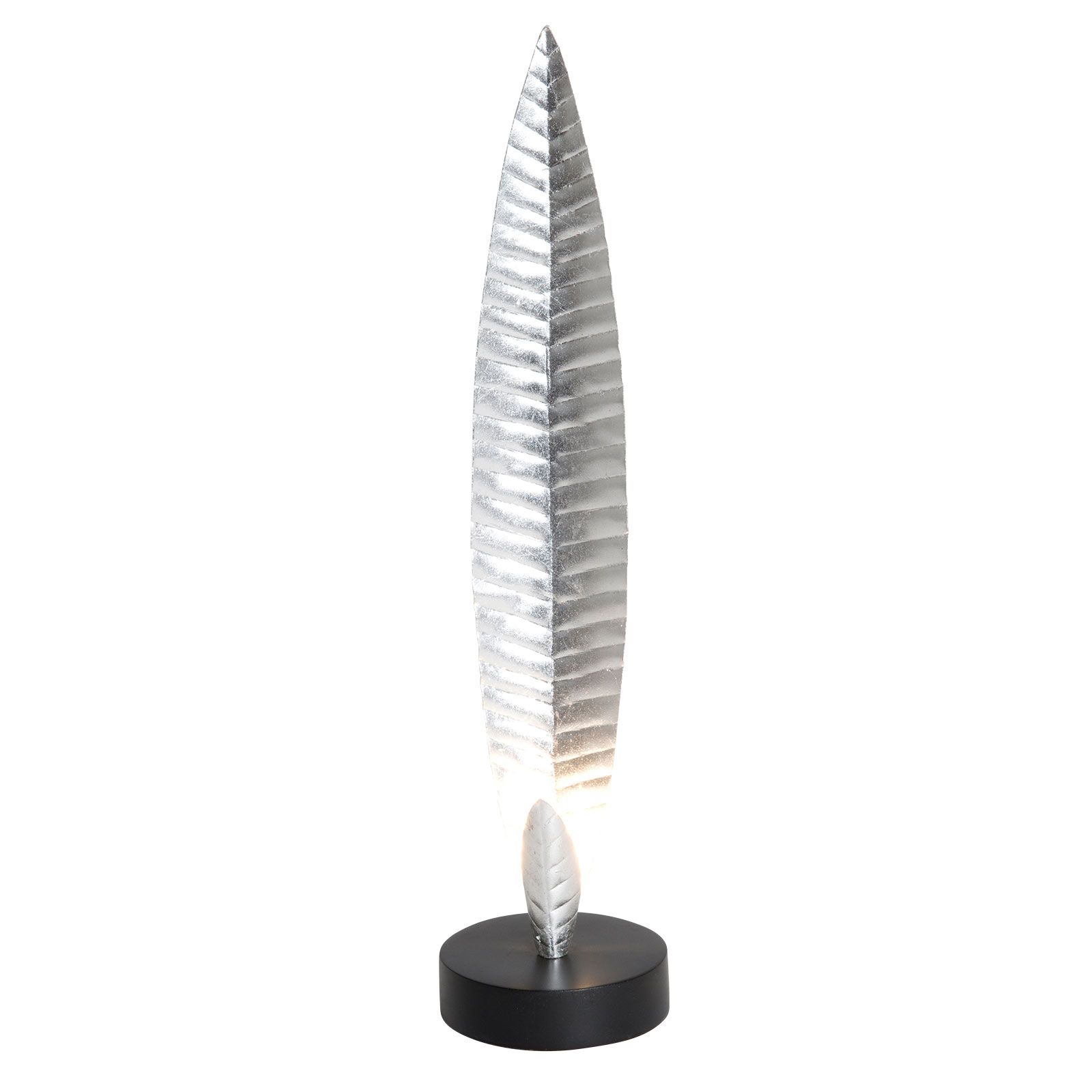 Bordslampa Penna silver höjd 38 cm