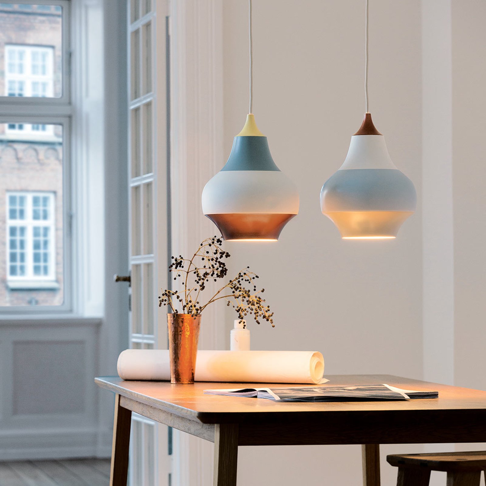Cirque Lámpara Colgante Ø220 Amarillo Top - Louis Poulsen