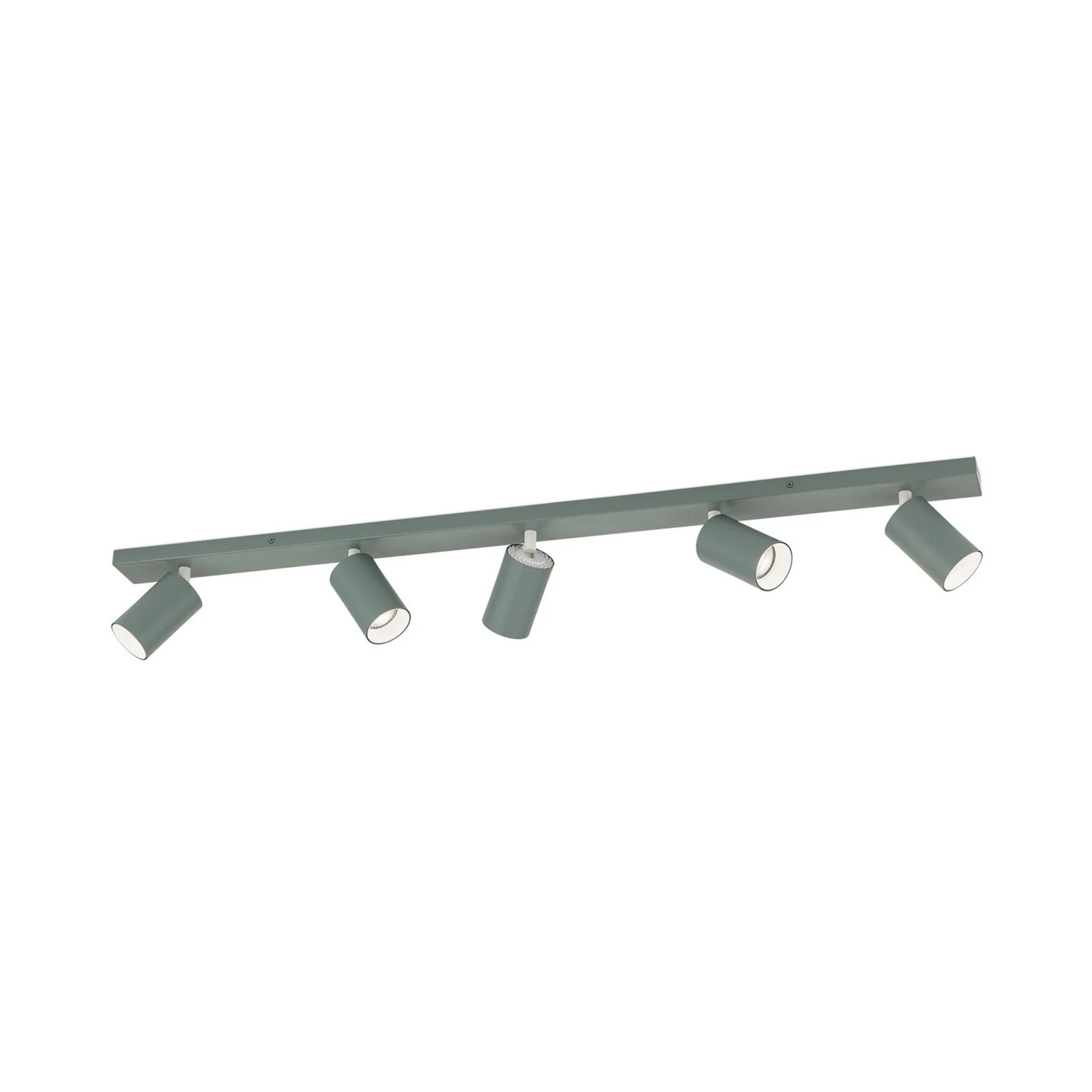 Spot de tavan Sean, verde deschis, 5 becuri, aluminiu, GU10