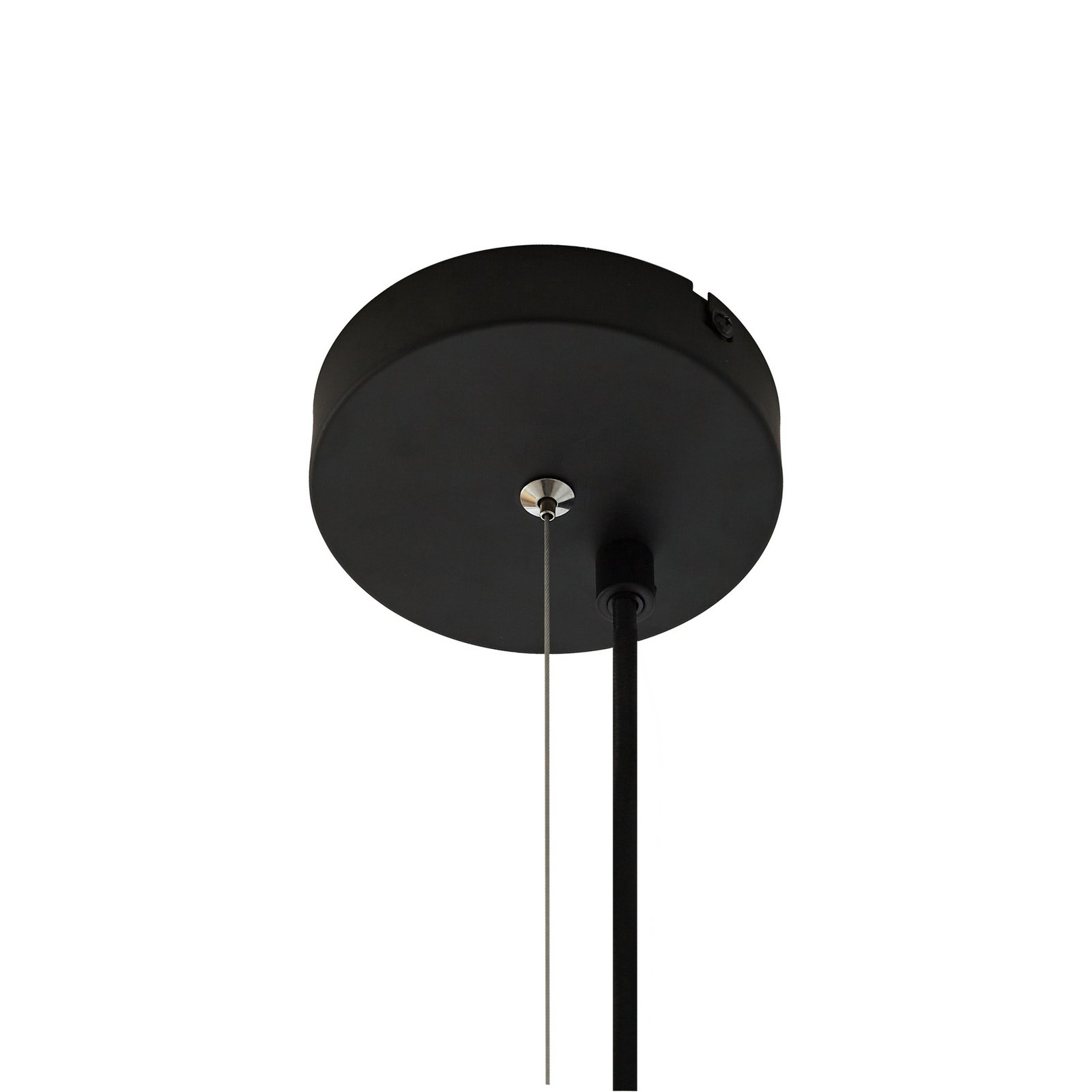 Orliana pendellampe, Ø 35 cm, ravfarvet, glas - Lindby