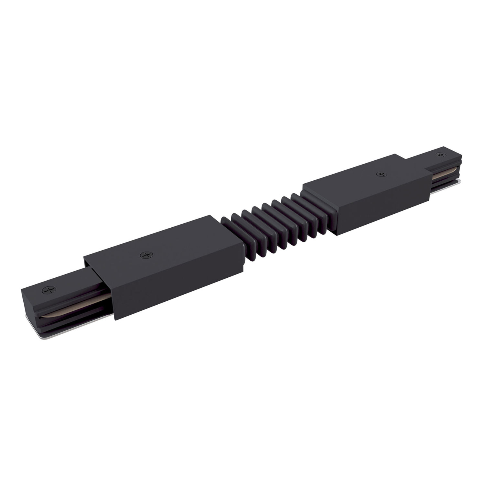 Flex connector Track, 1-fase-rail, zwart