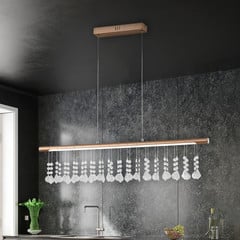 LED sospensione Nobilis, dimming, nichel satinato