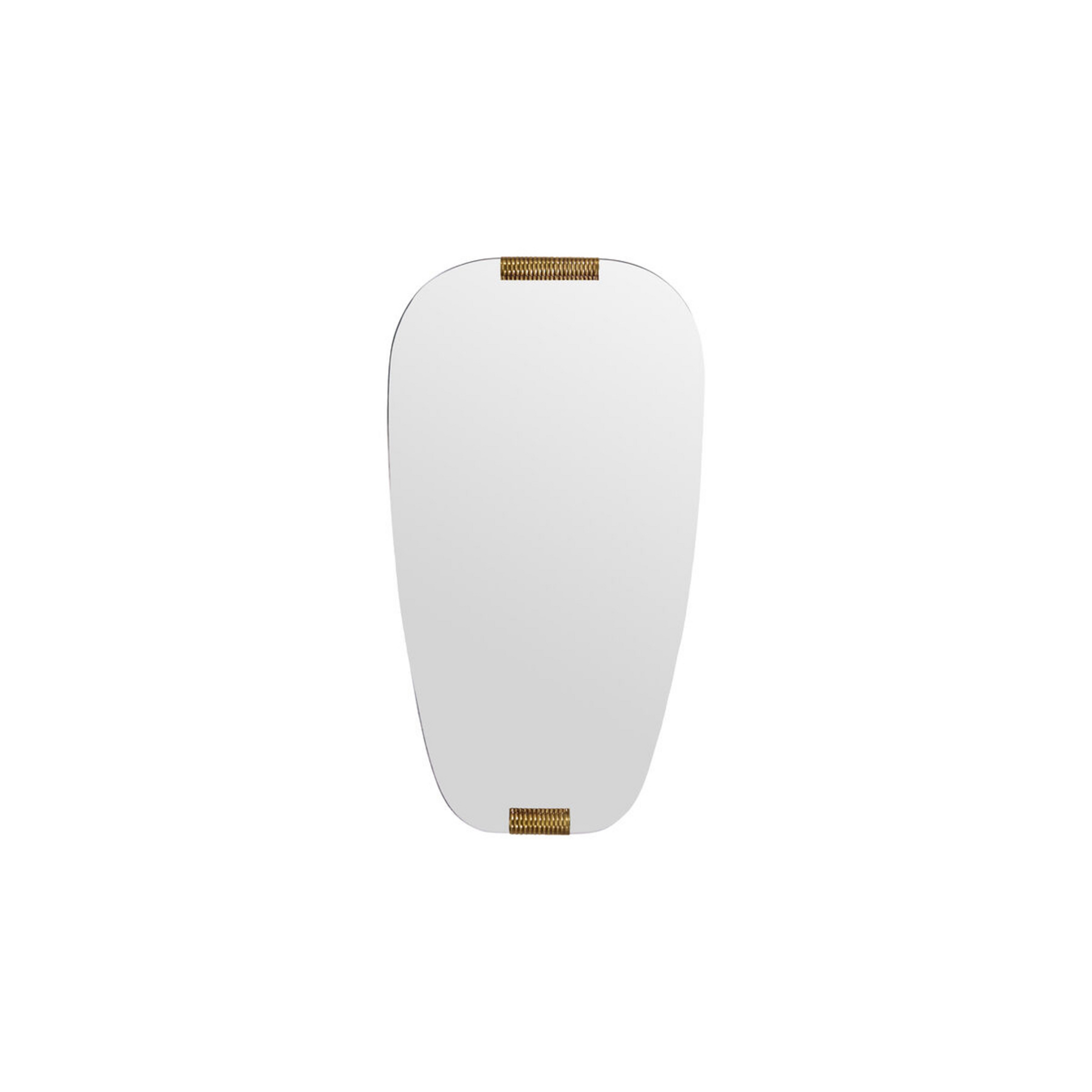 HDClips Wall Mirror, 58 x 32 cm, gold details - House Doctor