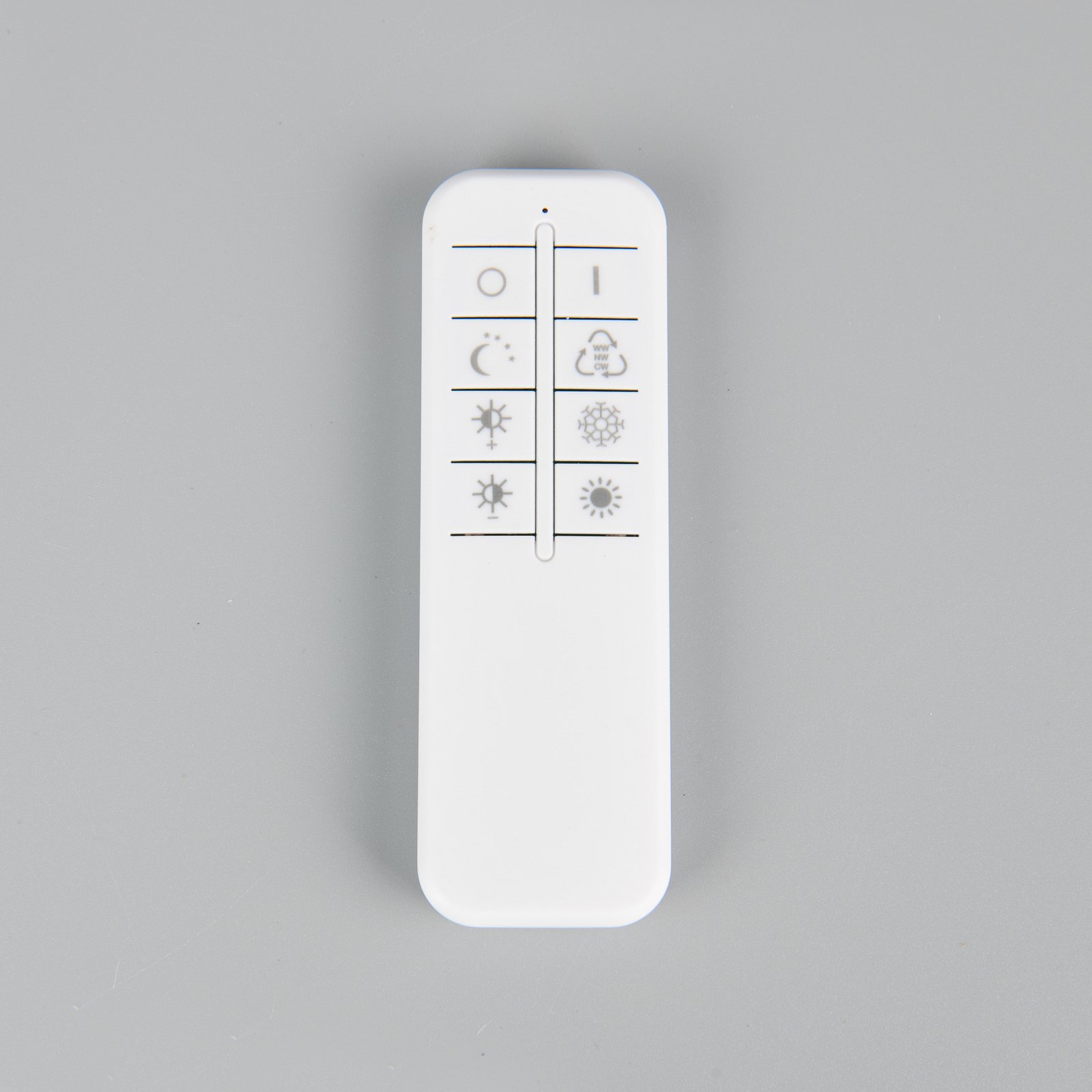 Roger LED ceiling lamp, matt black, metal, CCT, remote control.