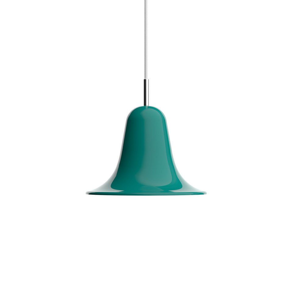 Verpan Pantop pendellampa Ø 23 cm mörk blågrön, grön från Verpan