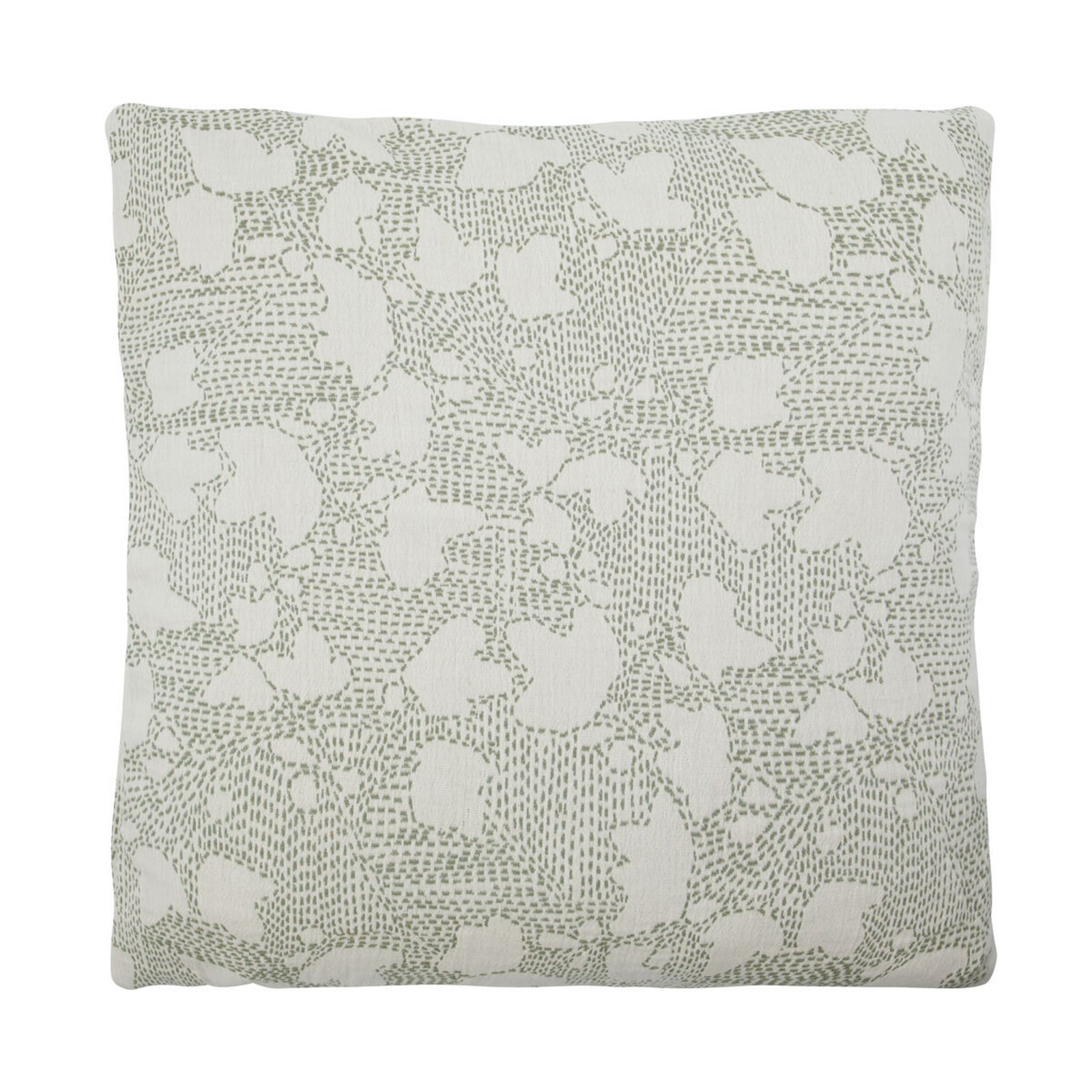 Fodera per cuscino HDMori, bianco/kaki, 50 x 50 cm - House Doctor