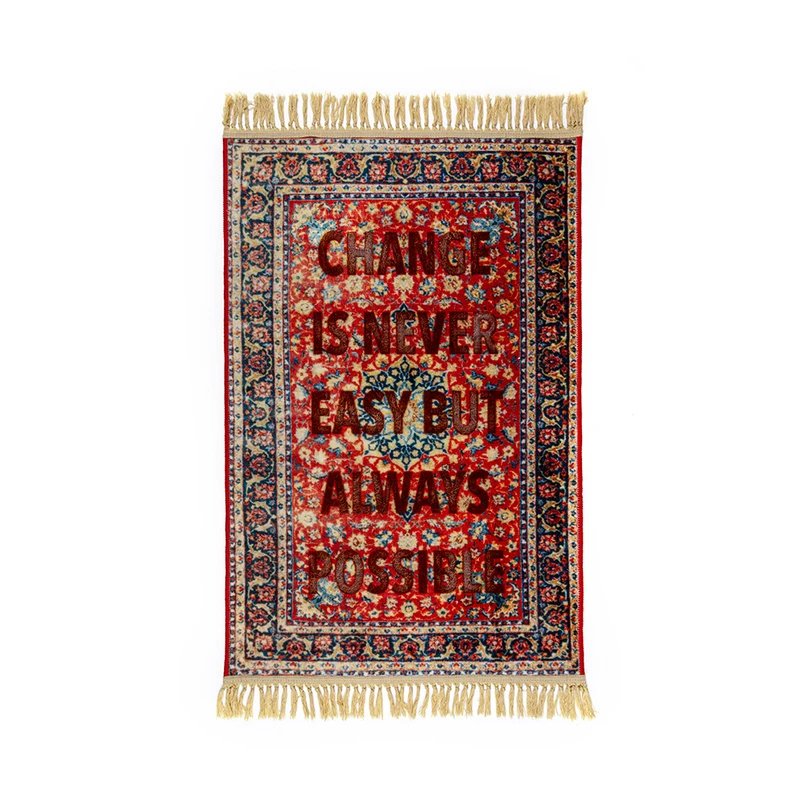 SELETTI - Possible Burnt Carpet #12 80x120 Röd/Multicolor