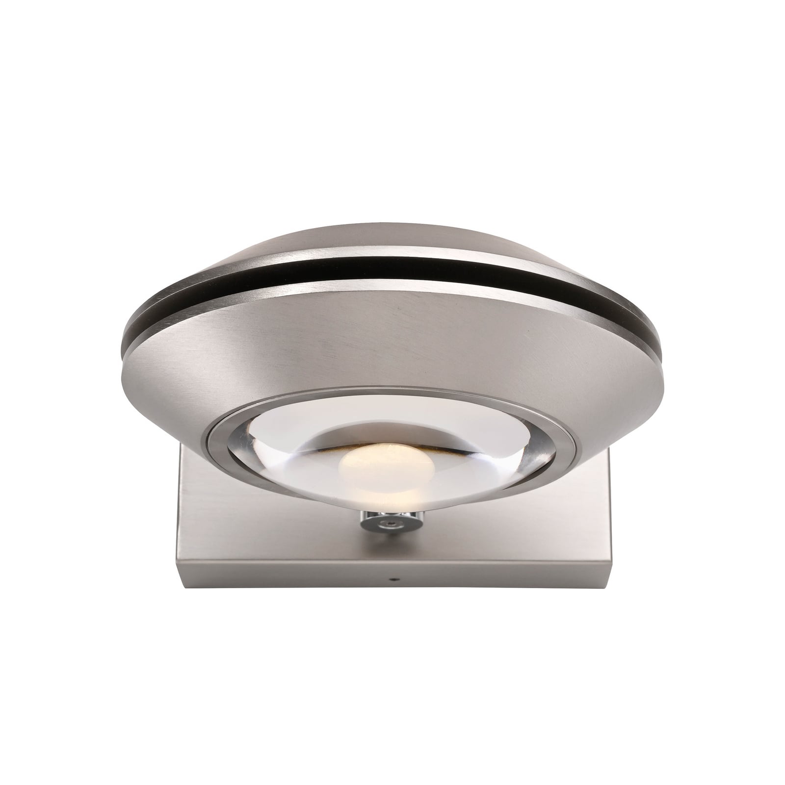 Oculis LED-Wandlampe silberfarben 30cm, Eisen, 2-flg. - PURE Oculis LED-Wandlampe silberfarben 30cm, Eisen, 2-flg. - PURE